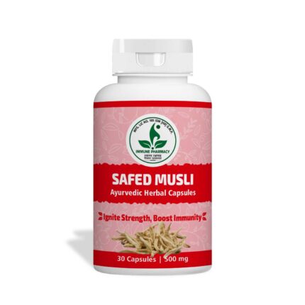 Safed Musli (Ayurvedic Herbal Capsules)